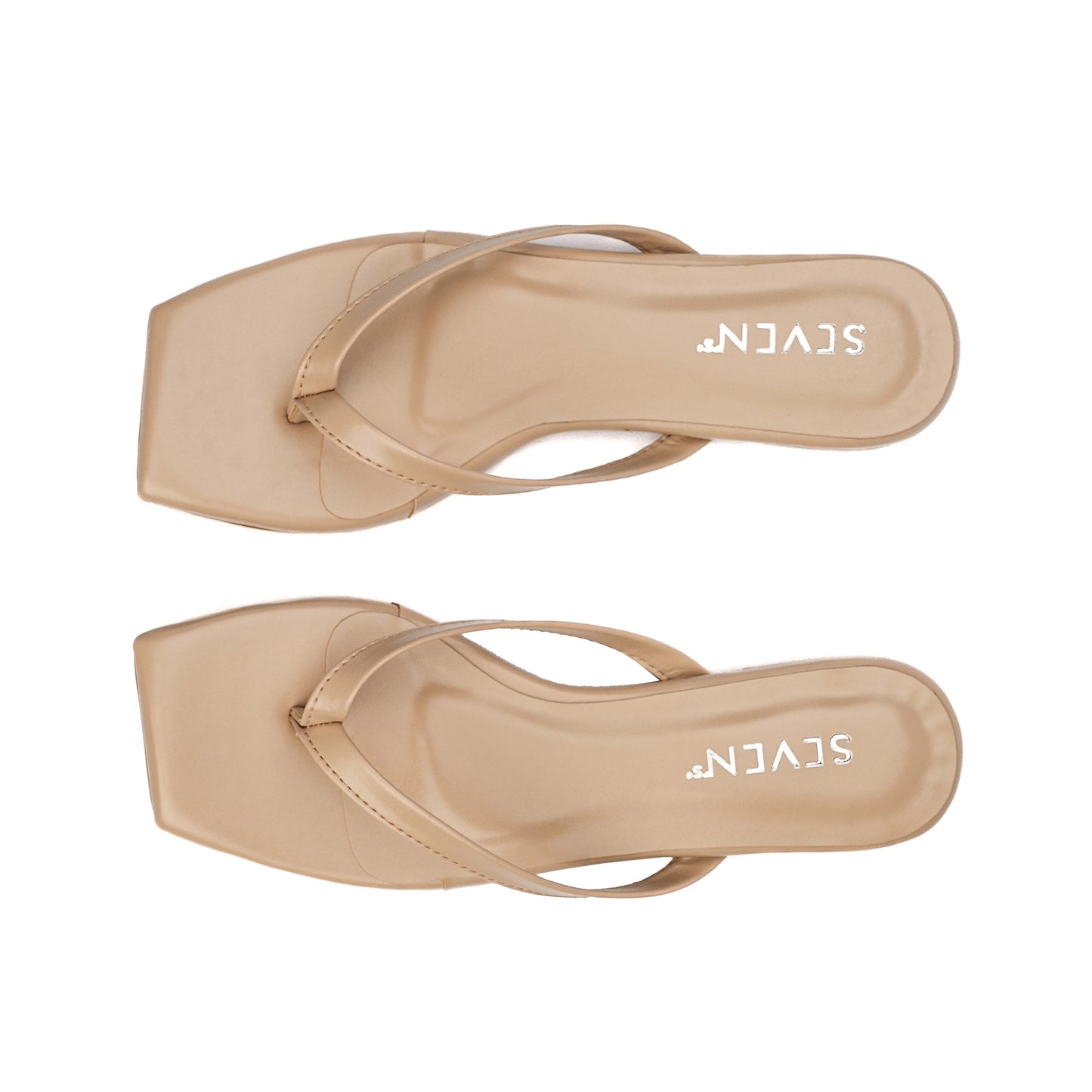 All-Day Comfort Flip Flops in Beige