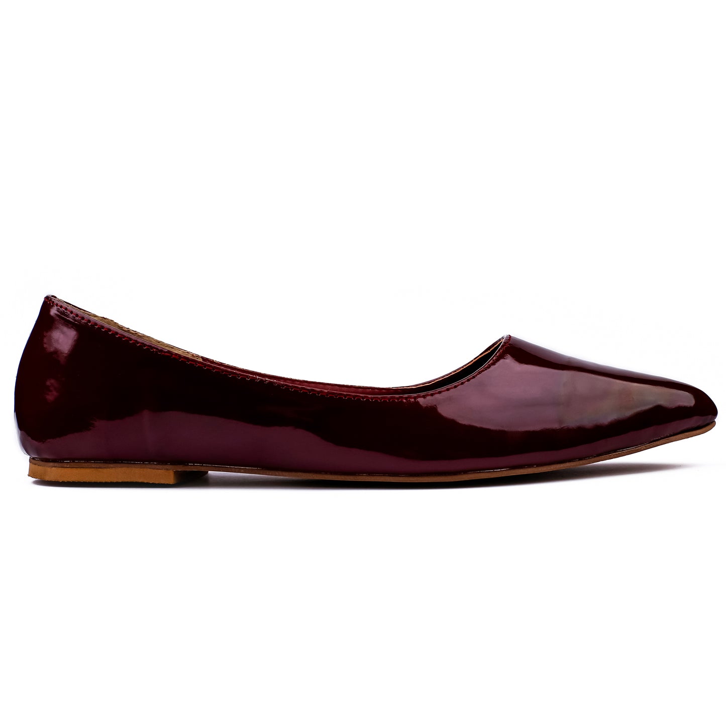 Cherry Flat Pumps