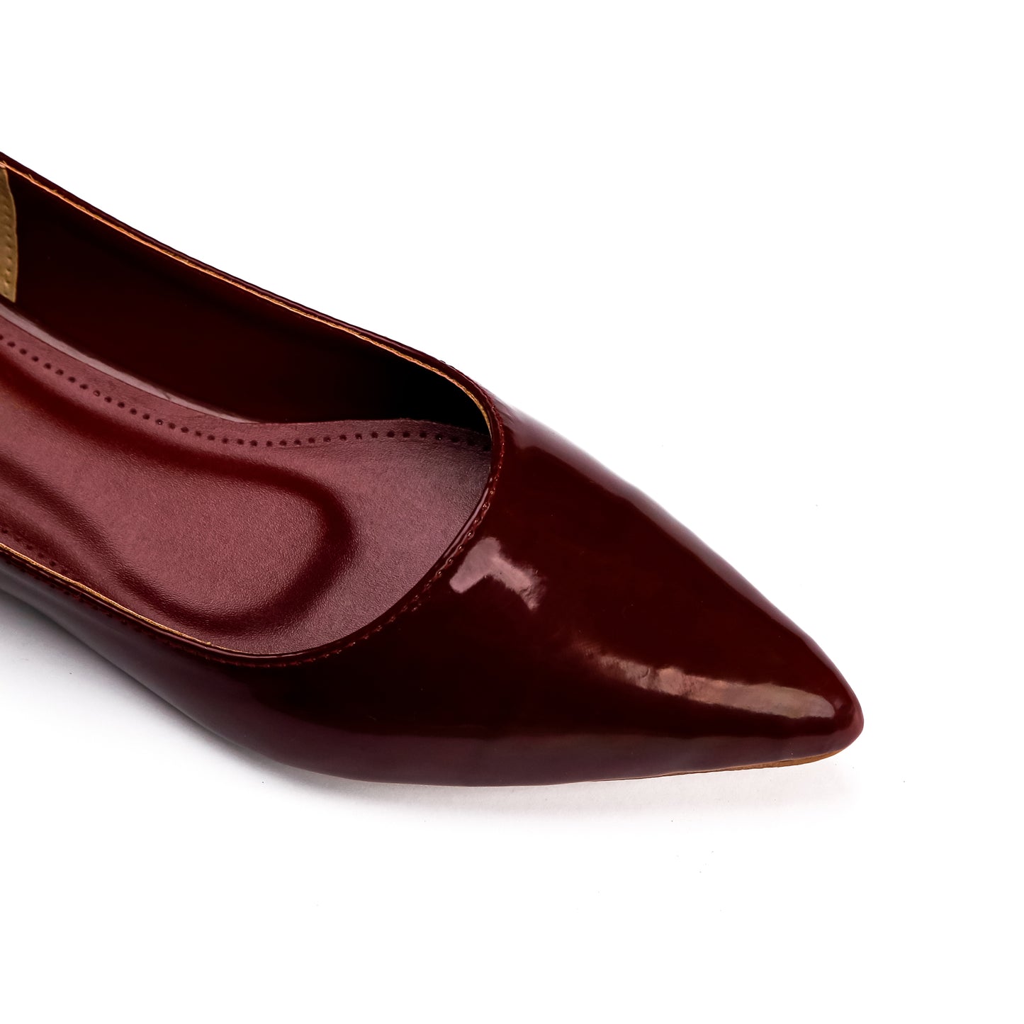 Cherry Flat Pumps