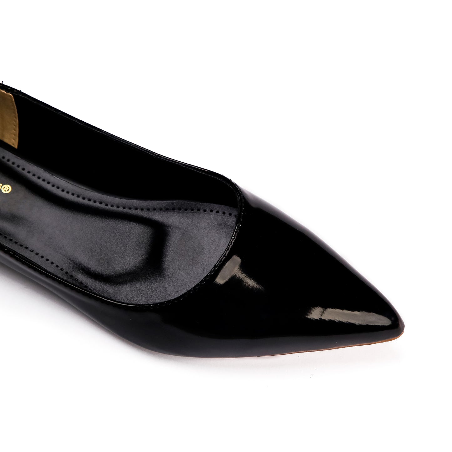 Midnight Black Flat Pumps