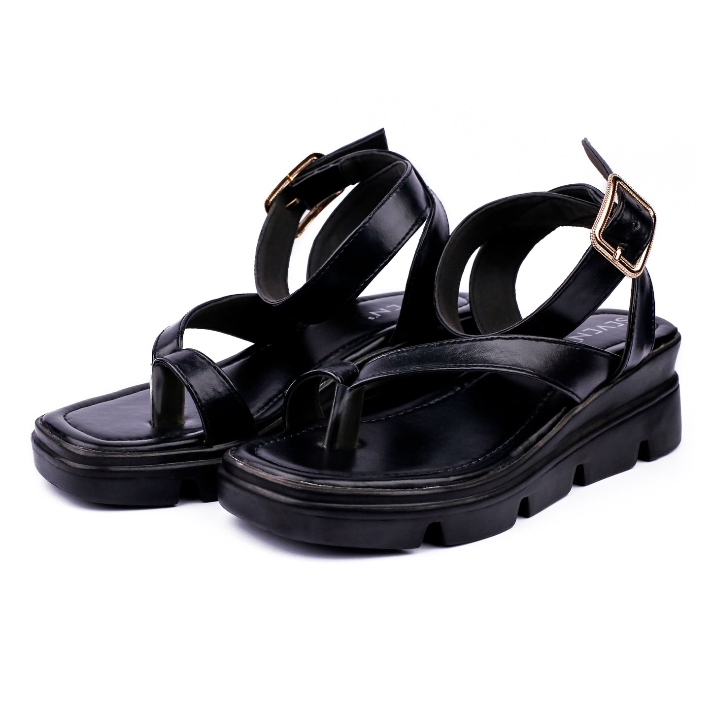Lightweight Midnight Black Sandals