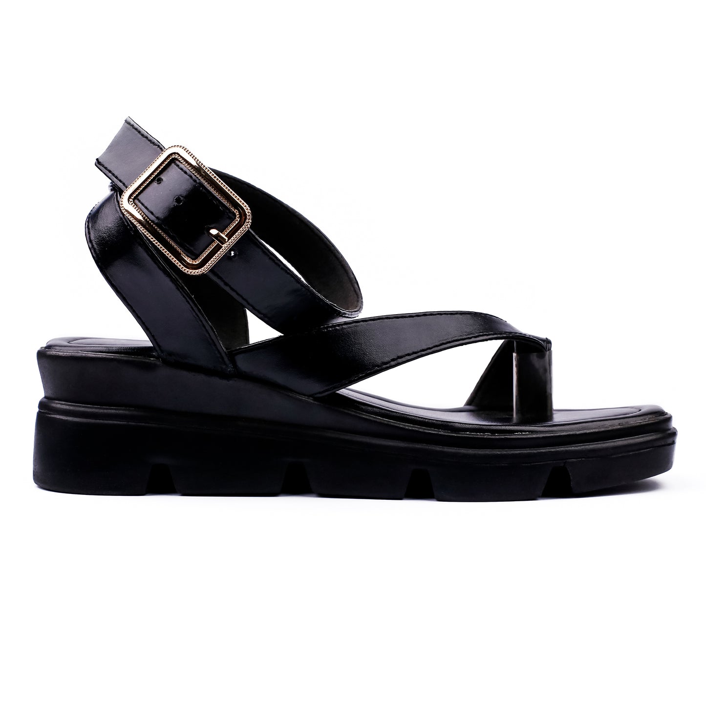 Lightweight Midnight Black Sandals