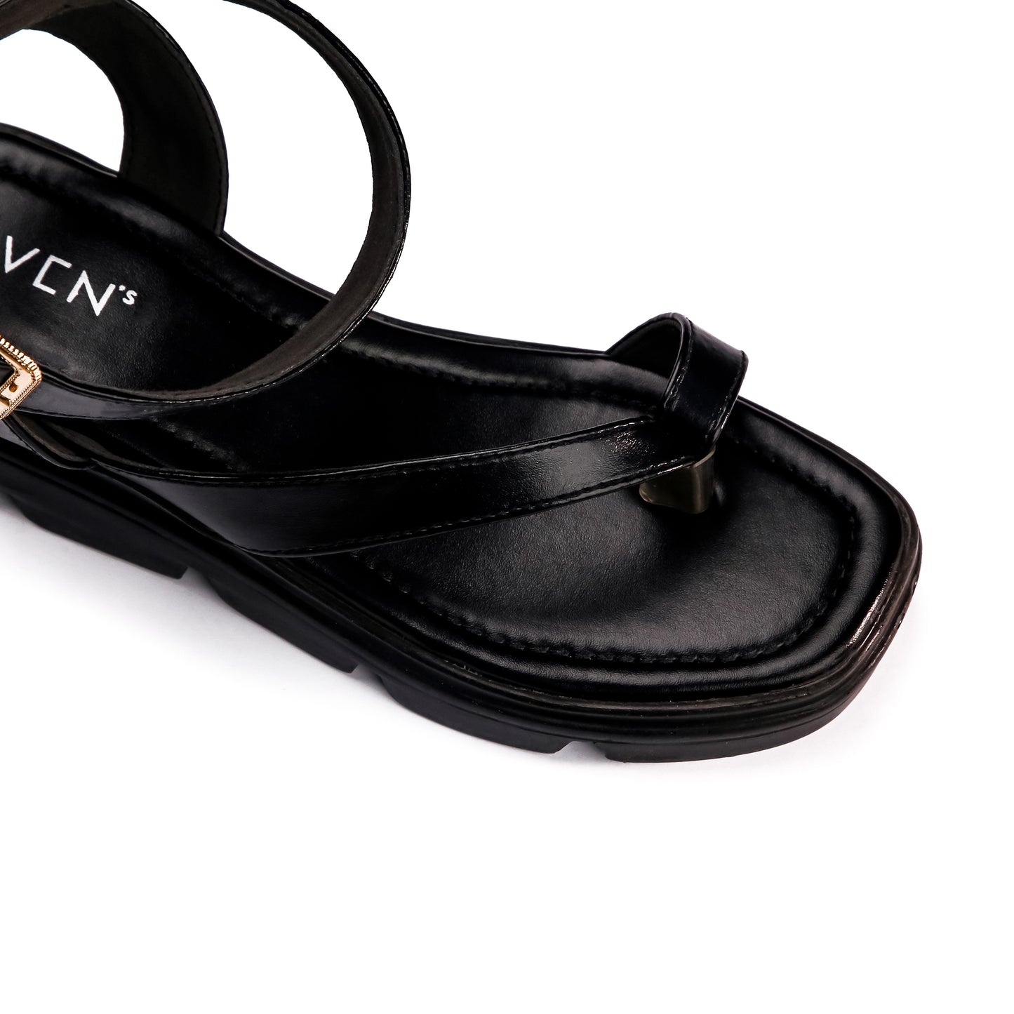 Lightweight Midnight Black Sandals