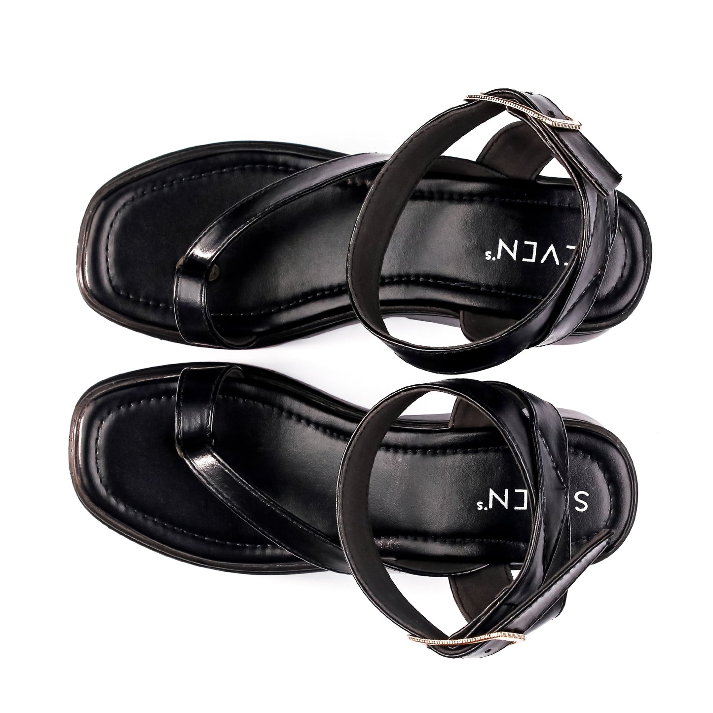 Lightweight Midnight Black Sandals