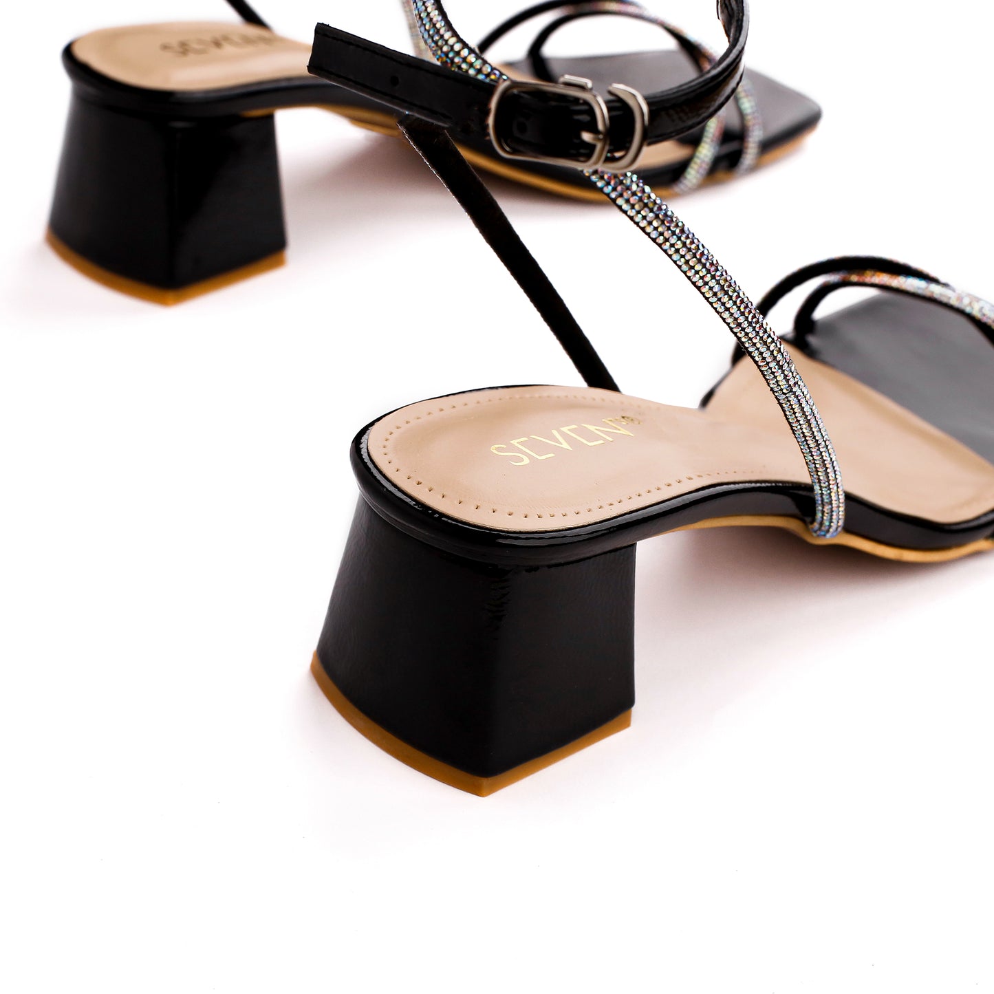 Black Dazzle Heels
