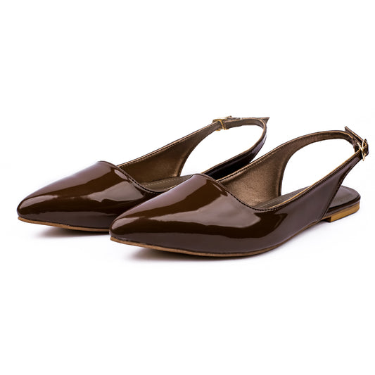 Espresso Slingback Flats