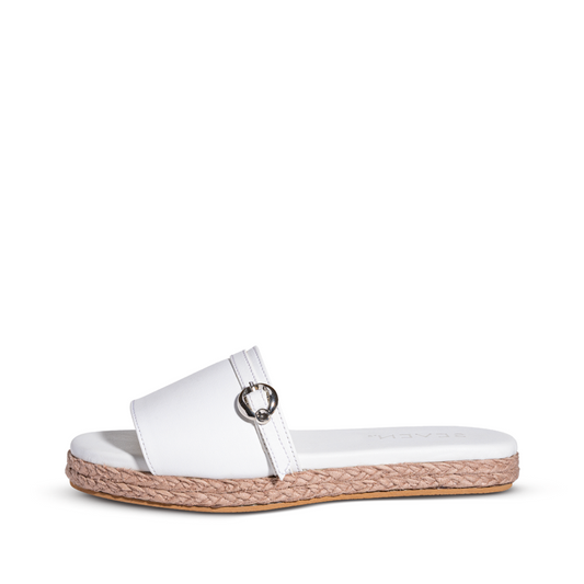 White Platform Slides.