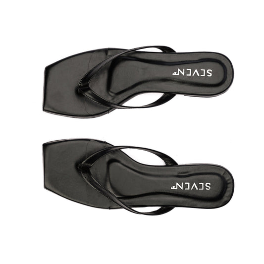 All-Day Comfort Flip Flops in Black