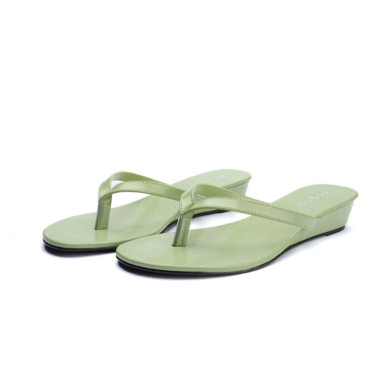 Sage Thong Wedge