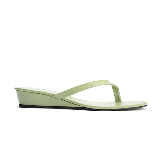 Sage Thong Wedge